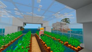 Screenshot of the Minecraft Bedrock Marketplace product Modern Houseboat Survival created by In Mine.