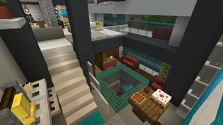 Screenshot of the Minecraft Bedrock Marketplace product Modern Mountain House created by In Mine.