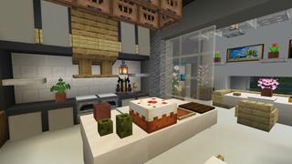 Screenshot of the Minecraft Bedrock Marketplace product Modern Mountain House created by In Mine.