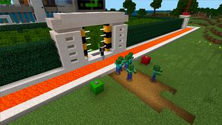 Screenshot of the Minecraft Bedrock Marketplace product Modern Zombie Bunker created by In Mine.