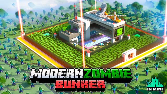 Thumbnail of the Minecraft Bedrock Marketplace product Modern Zombie Bunker created by In Mine.