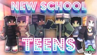 Thumbnail of the Minecraft Bedrock Marketplace product New School Teens created by In Mine.