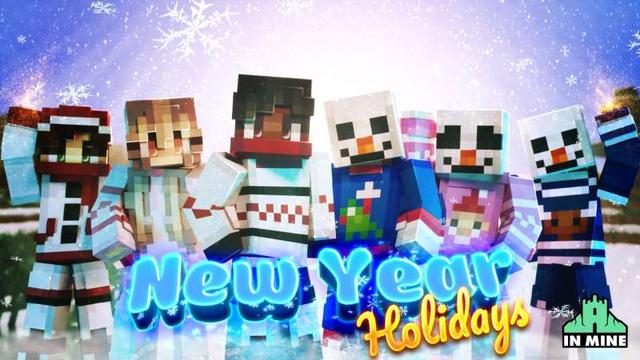 Thumbnail of the Minecraft Bedrock Marketplace product New Year Holidays created by In Mine.