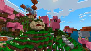 Screenshot of the Minecraft Bedrock Marketplace product Ninja Anime Island created by In Mine.