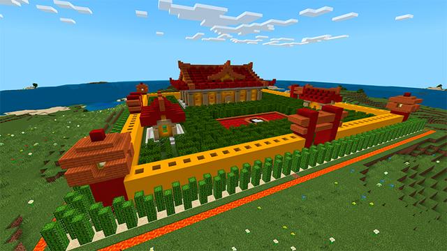 Screenshot of the Minecraft Bedrock Marketplace product Ninja Base created by In Mine.