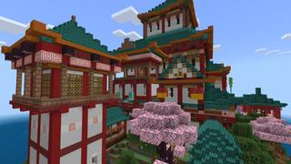 Screenshot of the Minecraft Bedrock Marketplace product Ninja Temple created by In Mine.