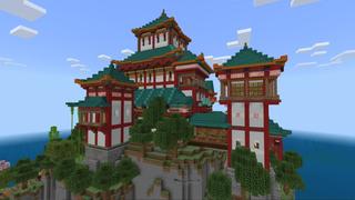 Screenshot of the Minecraft Bedrock Marketplace product Ninja Temple created by In Mine.