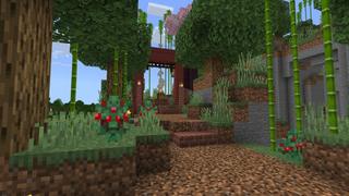 Screenshot of the Minecraft Bedrock Marketplace product Ninja Temple created by In Mine.