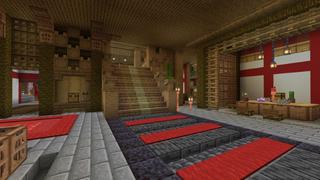 Screenshot of the Minecraft Bedrock Marketplace product Ninja Temple created by In Mine.