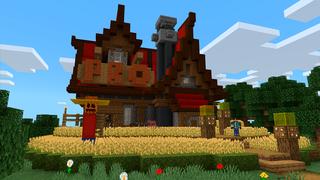 Screenshot of the Minecraft Bedrock Marketplace product Noob Pro God Houses created by In Mine.