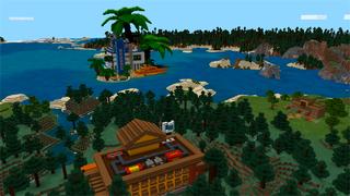 Screenshot of the Minecraft Bedrock Marketplace product Noob Pro Hacker Schools created by In Mine.