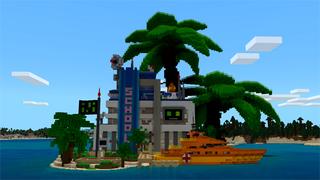 Screenshot of the Minecraft Bedrock Marketplace product Noob Pro Hacker Schools created by In Mine.