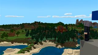 Screenshot of the Minecraft Bedrock Marketplace product Noob Pro Hacker Schools created by In Mine.