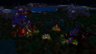 Screenshot of the Minecraft Bedrock Marketplace product Noob Pro Hacker Witch House created by In Mine.