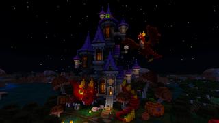 Screenshot of the Minecraft Bedrock Marketplace product Noob Pro Hacker Witch House created by In Mine.