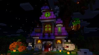 Screenshot of the Minecraft Bedrock Marketplace product Noob Pro Hacker Witch House created by In Mine.