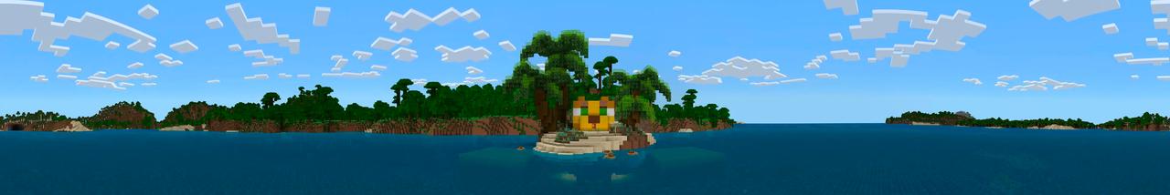 Panorama of the Minecraft Bedrock Marketplace product Ocelot Base created by In Mine.