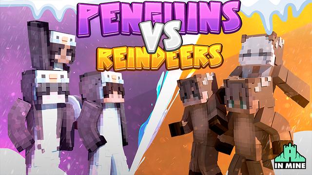 Thumbnail of the Minecraft Bedrock Marketplace product Penguins VS Reindeers created by In Mine.
