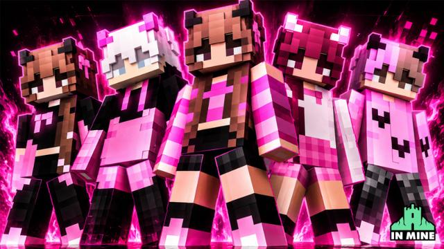 Thumbnail of the Minecraft Bedrock Marketplace product Pink Demons created by In Mine.