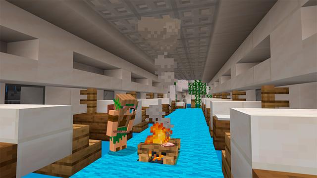 Screenshot of the Minecraft Bedrock Marketplace product Plane Crash created by In Mine.
