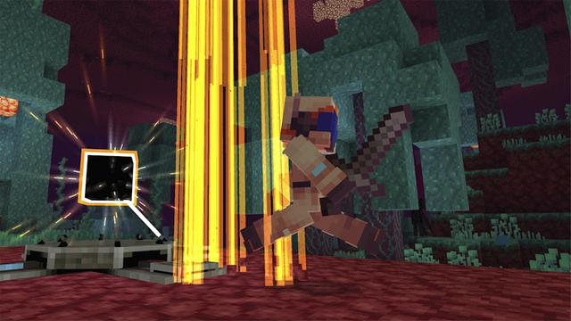 Screenshot of the Minecraft Bedrock Marketplace product Portal Chests created by In Mine.