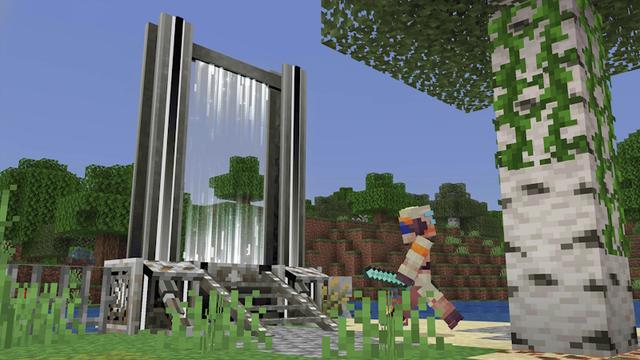 Screenshot of the Minecraft Bedrock Marketplace product Portal Chests created by In Mine.