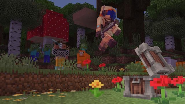 Screenshot of the Minecraft Bedrock Marketplace product Portal Chests created by In Mine.