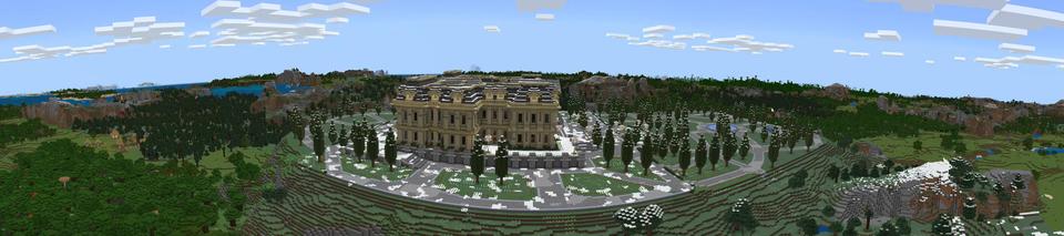 Panorama of the Minecraft Bedrock Marketplace product Residence of the Dead created by In Mine.