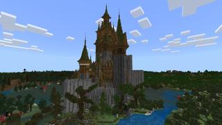 Screenshot of the Minecraft Bedrock Marketplace product River Castle created by In Mine.
