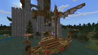 Screenshot of the Minecraft Bedrock Marketplace product River Castle created by In Mine.