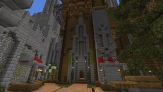 Screenshot of the Minecraft Bedrock Marketplace product River Castle created by In Mine.