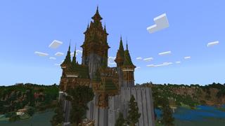 Screenshot of the Minecraft Bedrock Marketplace product River Castle created by In Mine.