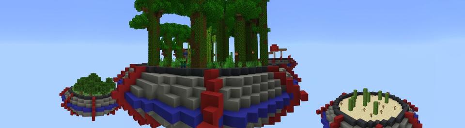 Panorama of the Minecraft Bedrock Marketplace product Round Skyblock created by In Mine.