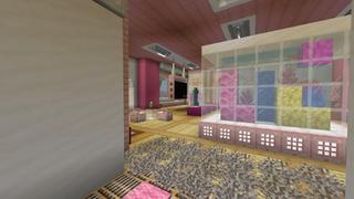 Screenshot of the Minecraft Bedrock Marketplace product Safest Cherry Mansion created by In Mine.