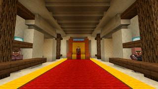 Screenshot of the Minecraft Bedrock Marketplace product Sand Castle Base created by In Mine.