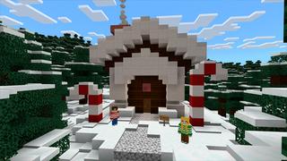 Screenshot of the Minecraft Bedrock Marketplace product Santa Base created by In Mine.