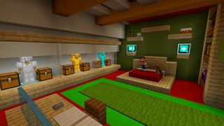 Screenshot of the Minecraft Bedrock Marketplace product Santa Base created by In Mine.