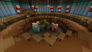Screenshot of the Minecraft Bedrock Marketplace product Santa Secret Base created by In Mine.