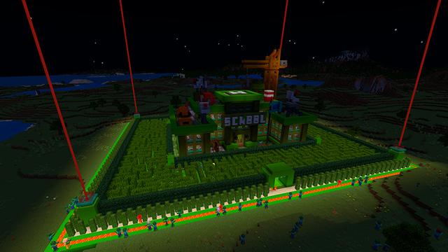Screenshot of the Minecraft Bedrock Marketplace product School Zombie Bunker created by In Mine.