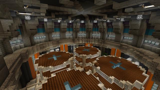Screenshot of the Minecraft Bedrock Marketplace product Secret Base created by In Mine.