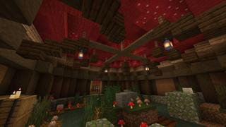 Screenshot of the Minecraft Bedrock Marketplace product Secret Witch Base created by In Mine.