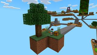 Screenshot of the Minecraft Bedrock Marketplace product Skyblock But All Is Done created by In Mine.