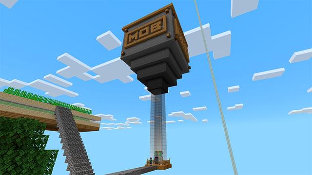 Screenshot of the Minecraft Bedrock Marketplace product Skyblock But All Is Done created by In Mine.
