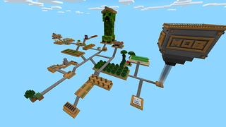 Screenshot of the Minecraft Bedrock Marketplace product Skyblock But All Is Done created by In Mine.
