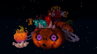 Screenshot of the Minecraft Bedrock Marketplace product Skyblock Halloween created by In Mine.