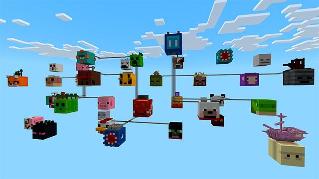 Screenshot of the Minecraft Bedrock Marketplace product Skyblock Mob Spawners created by In Mine.
