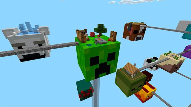 Screenshot of the Minecraft Bedrock Marketplace product Skyblock Mob Spawners created by In Mine.