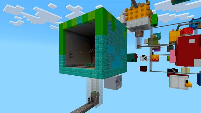 Screenshot of the Minecraft Bedrock Marketplace product Skyblock Mob Spawners created by In Mine.