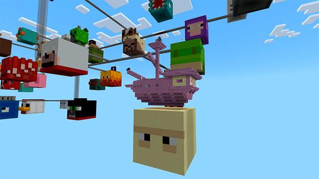 Screenshot of the Minecraft Bedrock Marketplace product Skyblock Mob Spawners created by In Mine.