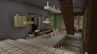 Screenshot of the Minecraft Bedrock Marketplace product Skyblock Modern Base created by In Mine.